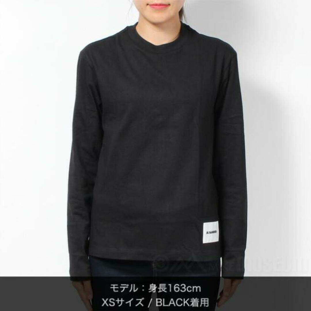 【新品未使用】 JIL SANDER ジルサンダー Tシャツ ロンT 長袖 T-SHIRT 1PCS コットン J40GC0002J45048  【Lサイズ/BLACK】