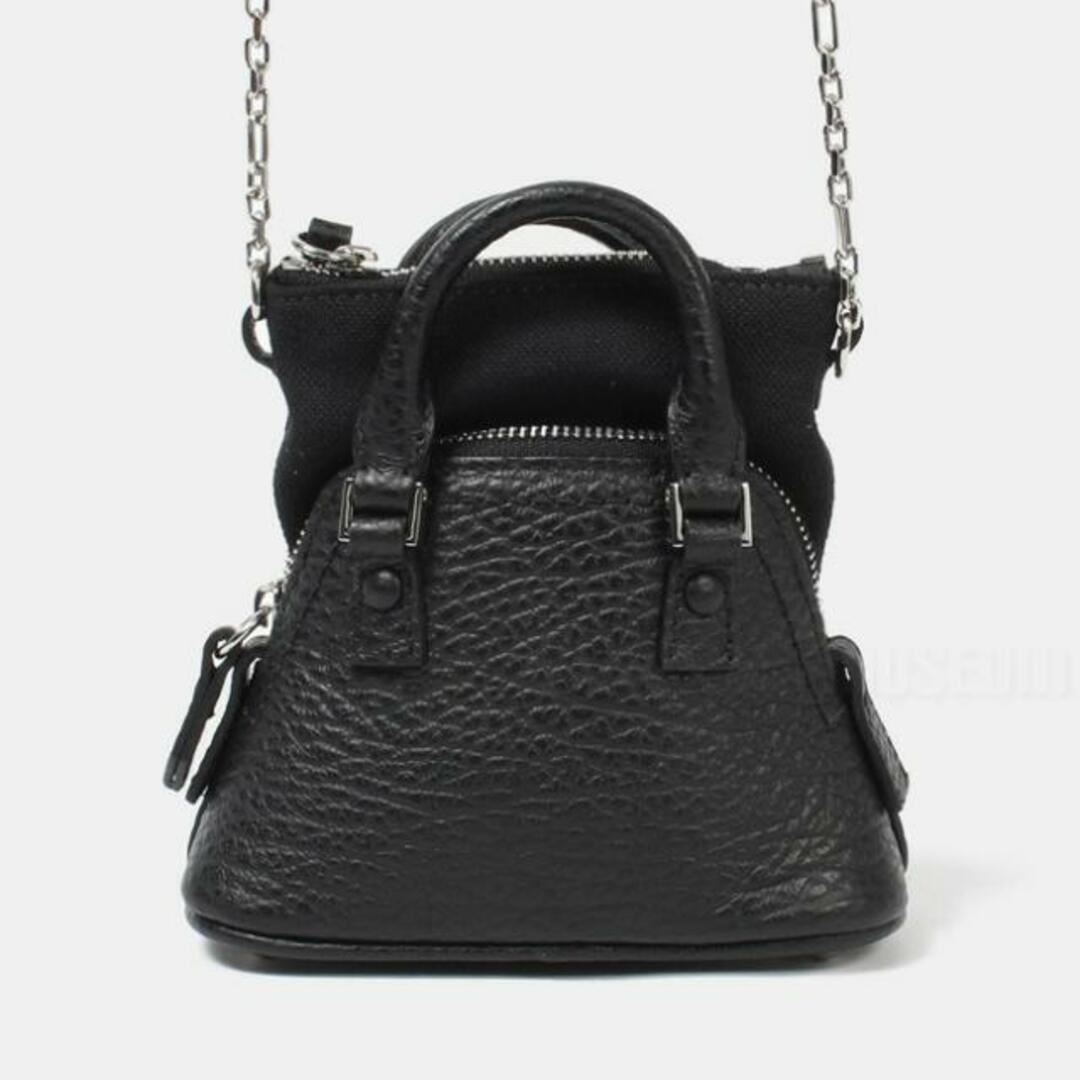 【新品未使用】 Maison Margiela メゾン マルジェラ ショルダーバッグ 5AC classique baby 5ACクラシックベイビー レザー SB3WG0025P4455 【BLACK】