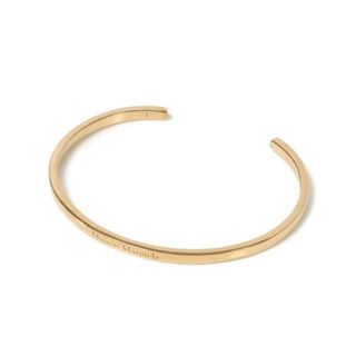 【新品未使用】 Maison Margiela メゾン マルジェラ ブレスレット アクセサリー Logo cuff ロゴカフ シルバー SM1UY0066SV0158 【01/PALLADIO BURATTATO】