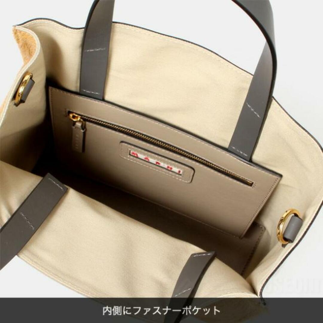 【新品未使用】 MARNI マルニ トート ショルダー ハンドバッグ MUSEO SOFT SMALL BAG ミュゼオソフトスモールバッグ レザー SHMP0018U7P4122 【CAMEL/CORK/ASH】