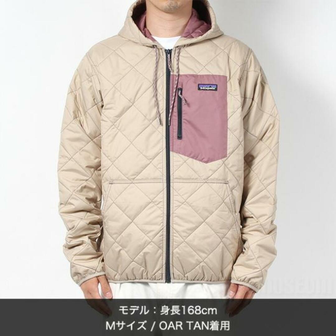 【新品未使用】 patagonia パタゴニア ジャケット キルティング フーディー MENS DIAMOND QUILTED BOMBER HOODY 27610 【Lサイズ/OAR TAN】