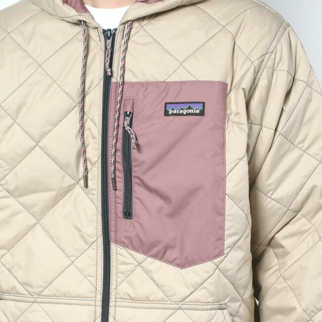 【新品未使用】 patagonia パタゴニア ジャケット キルティング フーディー MENS DIAMOND QUILTED BOMBER HOODY 27610 【Lサイズ/OAR TAN】