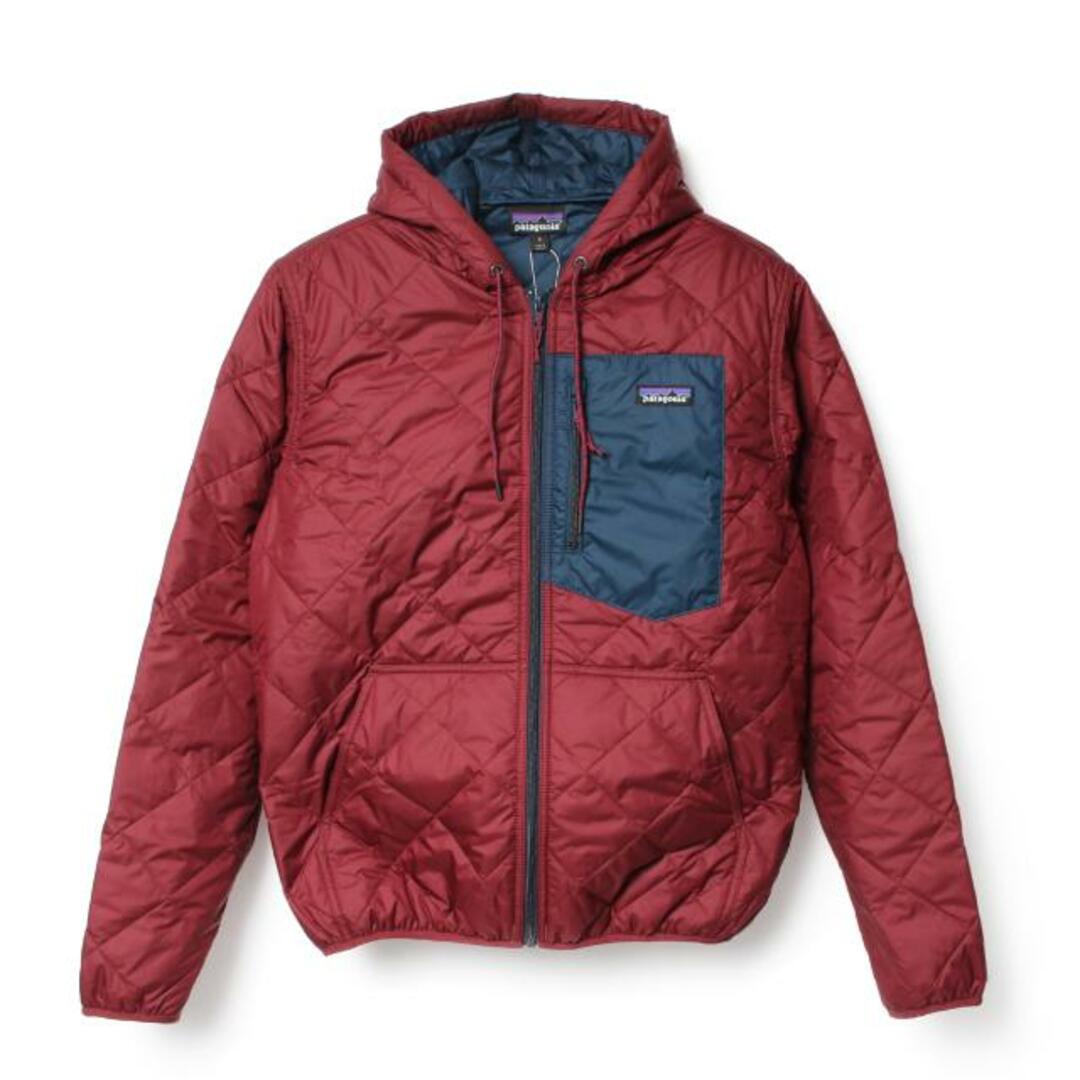 サイズ単位【新品未使用】 patagonia パタゴニア ジャケット キルティング フーディー MENS DIAMOND QUILTED BOMBER HOODY 27610 【XLサイズ/SEQUOIA RED】