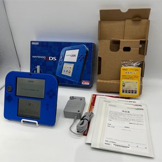 ニンテンドー2DS(ニンテンドー2DS)の【完品・美品】ニンテンドー2DS Blue ブルー 本体 動作品 任天堂(携帯用ゲーム機本体)