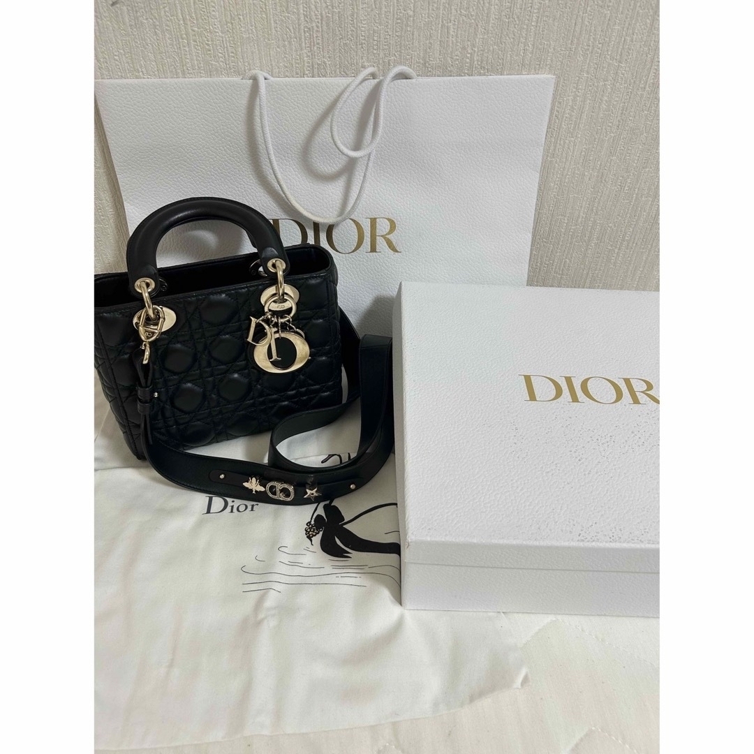 LADY DIOR MY ABCDIOR バッグ カナージュラムスキンレディース