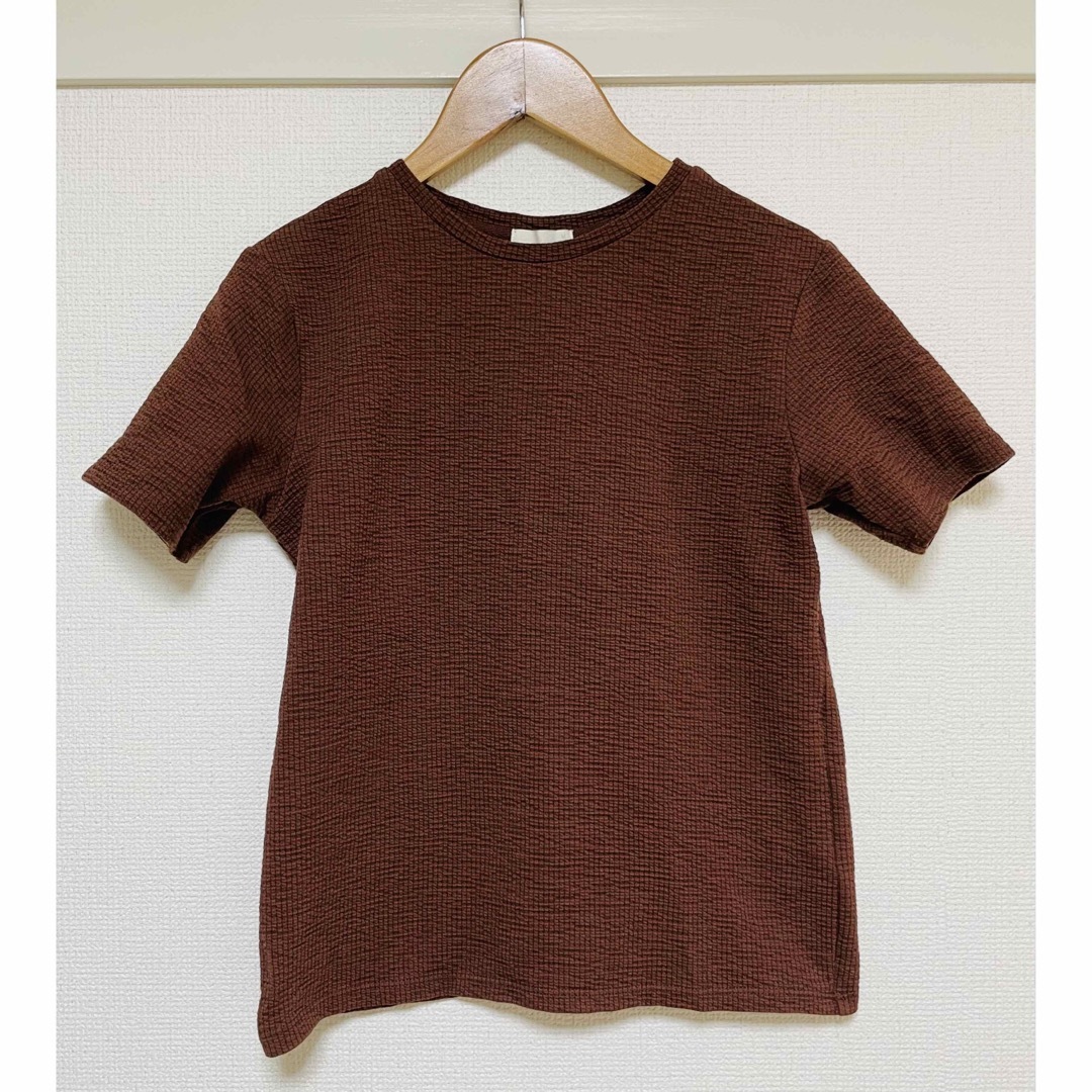 GU(ジーユー)のGUレディースＴシャツ レディースのトップス(Tシャツ(半袖/袖なし))の商品写真