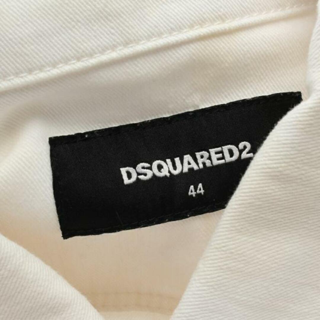 DSQUARED2(ディースクエアード)の デニムジャケット ホワイト バックプリント メンズのジャケット/アウター(Gジャン/デニムジャケット)の商品写真