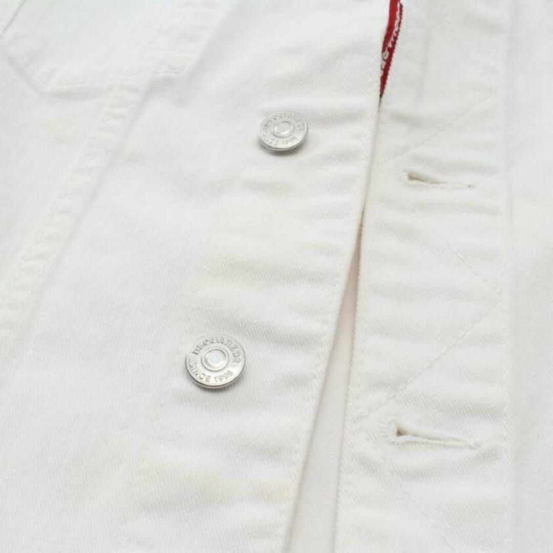 DSQUARED2(ディースクエアード)の デニムジャケット ホワイト バックプリント メンズのジャケット/アウター(Gジャン/デニムジャケット)の商品写真