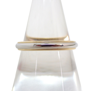 ティファニー(Tiffany & Co.)のティファニー 750/PT950 ミルグレイン リング 18号[g132-29］(リング(指輪))