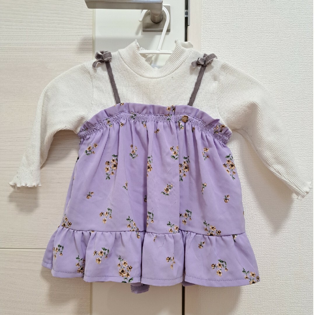 petit main(プティマイン)のプティマイン　花柄トップス キッズ/ベビー/マタニティのキッズ服女の子用(90cm~)(Tシャツ/カットソー)の商品写真