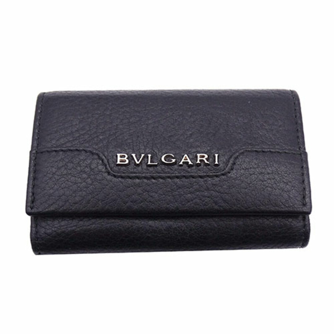 ブルガリ BVLGARI キーケース メンズ ブランド レザー 6連 キーケース ブラック 黒 おしゃれ