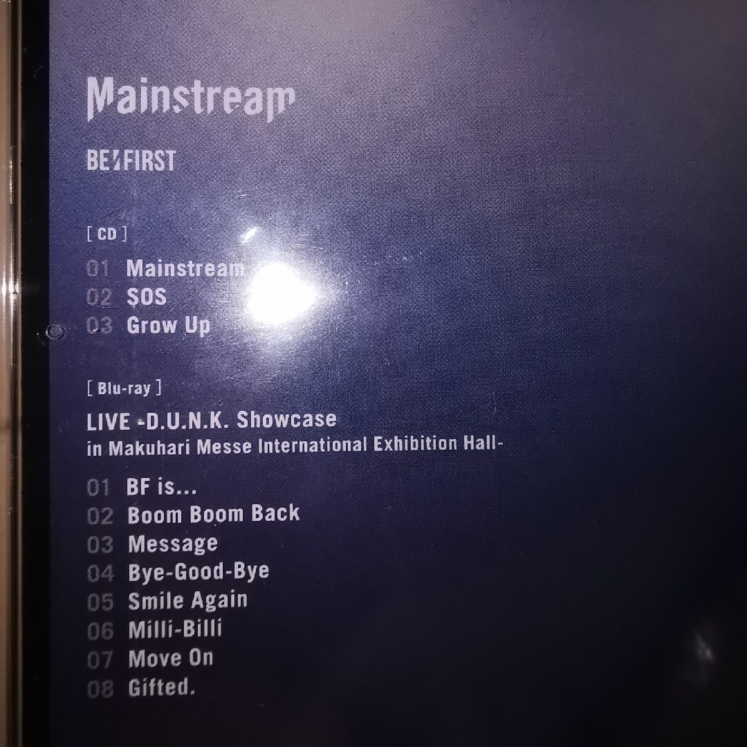 BE:FIRST Mainstream CD＋Blu-ray