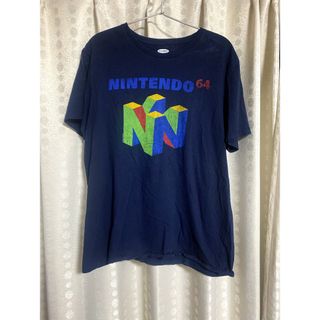 ニンテンドウ(任天堂)の【希少品】Nintendo 64  ビッグロゴ Tシャツ L(Tシャツ/カットソー(半袖/袖なし))