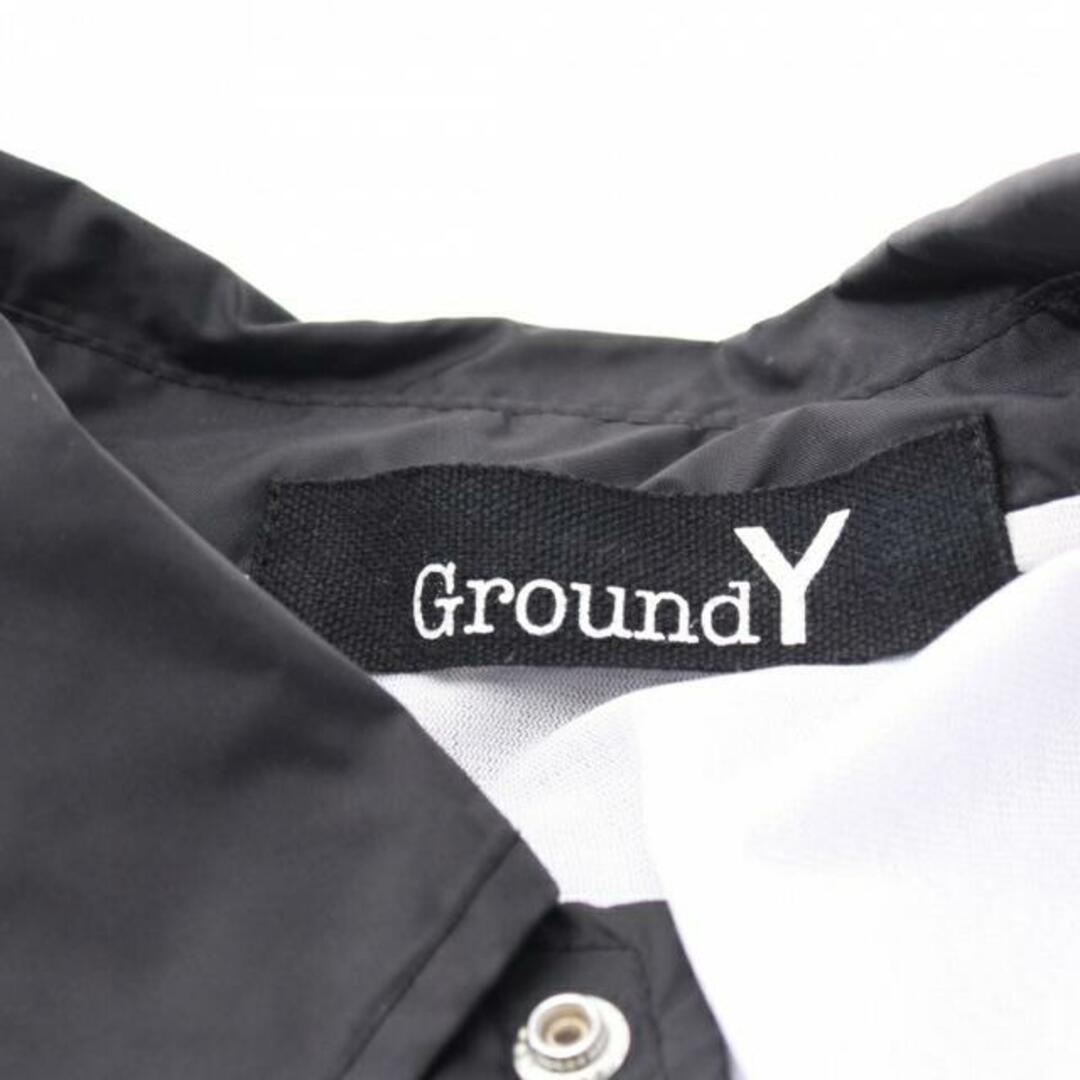 Ground Y(グラウンドワイ)の コーチジャケット ナイロンジャケット ワッペン刺繍 ブラック メンズのジャケット/アウター(その他)の商品写真