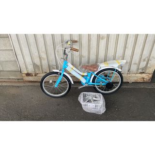 補助輪 カゴ 子ども キッズ ジュニア自転車 幼児車 18インチ(自転車)