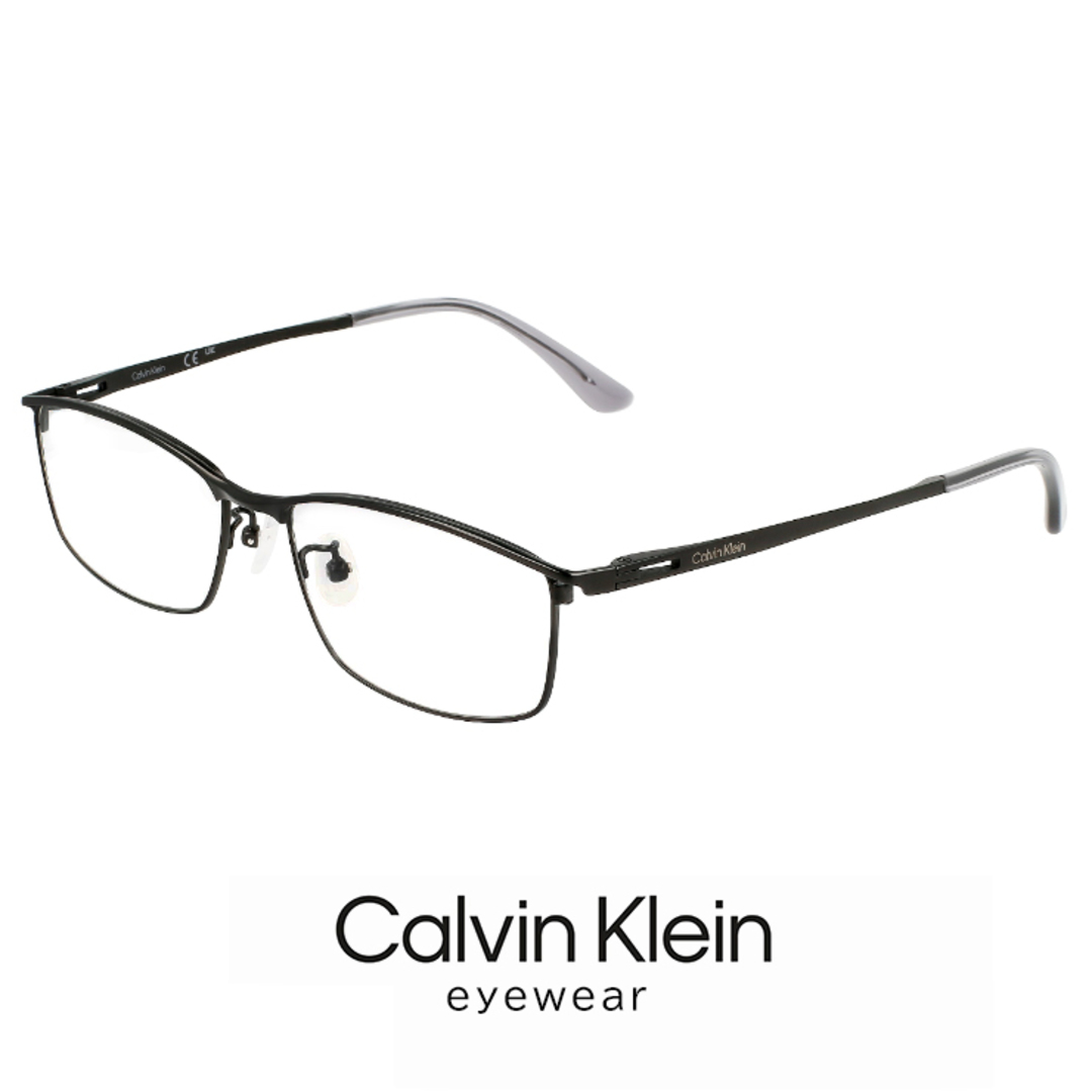 【新品】 メンズ カルバンクライン メガネ ck23111lb-001 calvin klein 眼鏡 ck23111lb スクエア 型 めがね カルバン・クライン チタン メタル 黒縁 黒ぶち フレーム