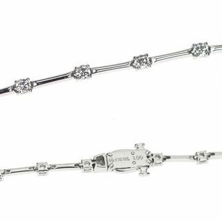 K18WG刻印 TASAKI タサキ ブレスレット ダイヤモンド 0.13ct-