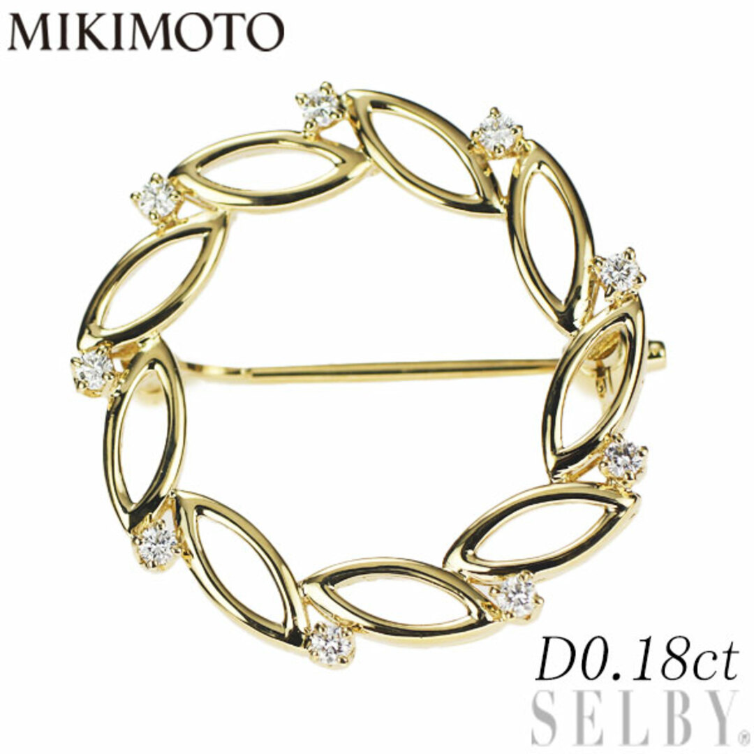 MIKIMOTO ミキモト ブローチ・コサージュ - K18YG