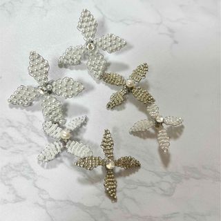 A.B.ELLE風　ピアス　ハンドメイド(ピアス)