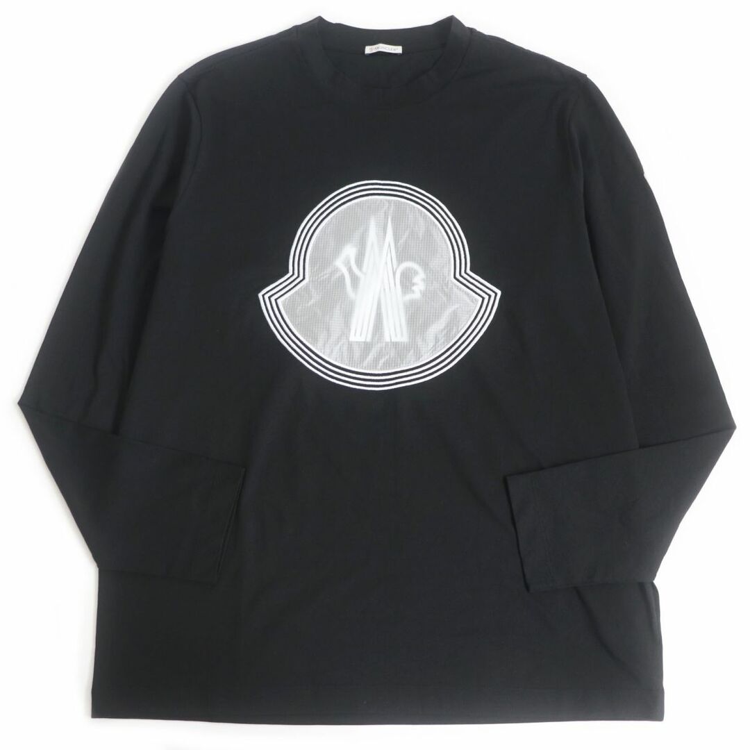 極美品 モンクレール MONCLER Logo T-shirt ロゴ Tシャツ48cm着丈