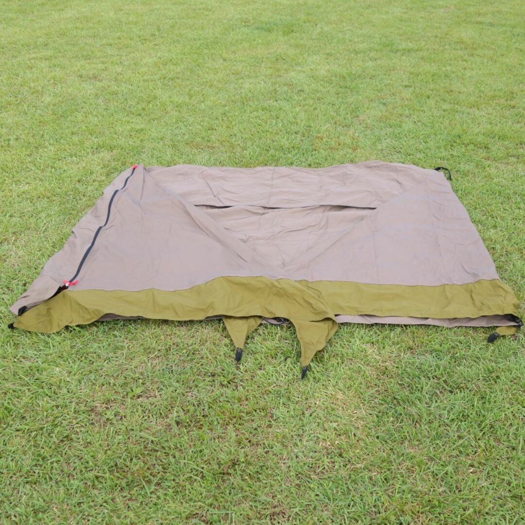 極美品 テンマク デザイン tent-Mark DESIGNS 炎幕の前幕 パップテント オプション ソロ テント キャンプ アウトドア