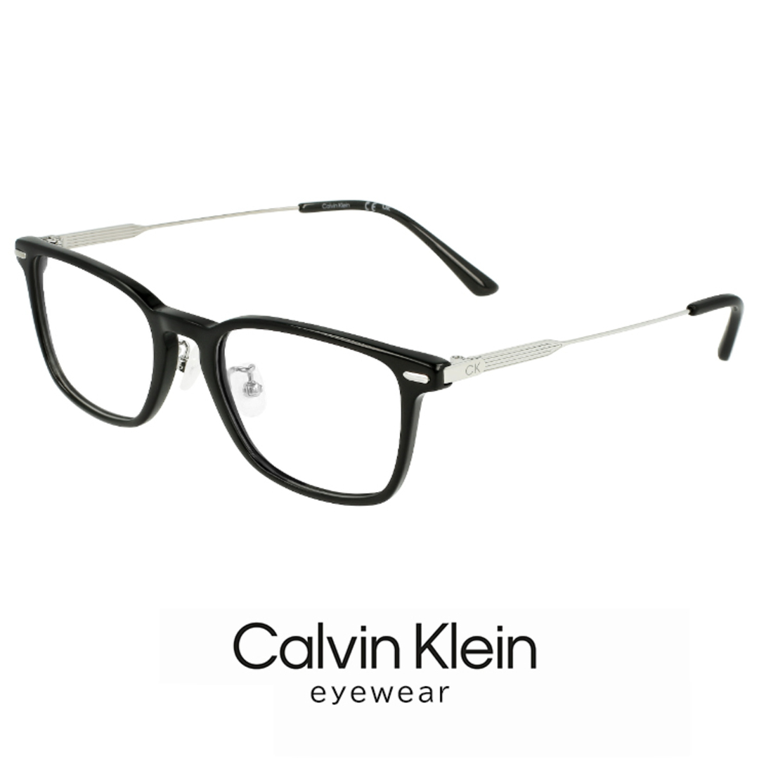 【新品】 カルバンクライン メガネ ck23531lb-001 calvin klein 眼鏡 ck23531lb 001 ウェリントン 型 セル メタル コンビネーション フレーム メンズ レディース めがね カルバン・クライン 黒ぶち