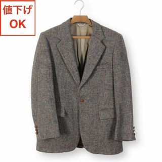 36【美品】ハリスツイード ジャケット 38R A6 A7 メンズ L LL