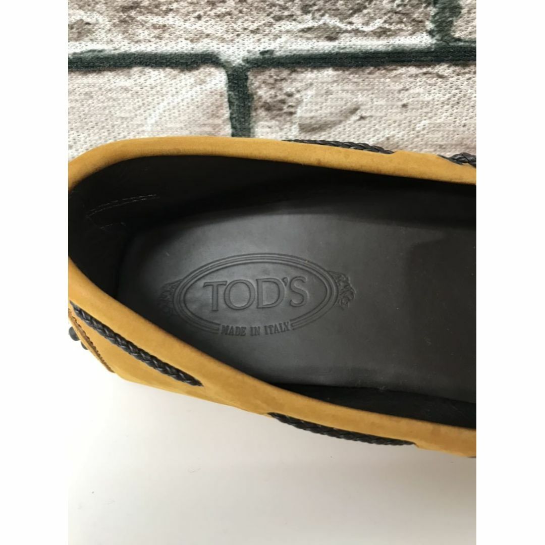 TOD'Sトッズ☆ゴンミーニ スエードレザーリボンスリッポンドライビングシューズ