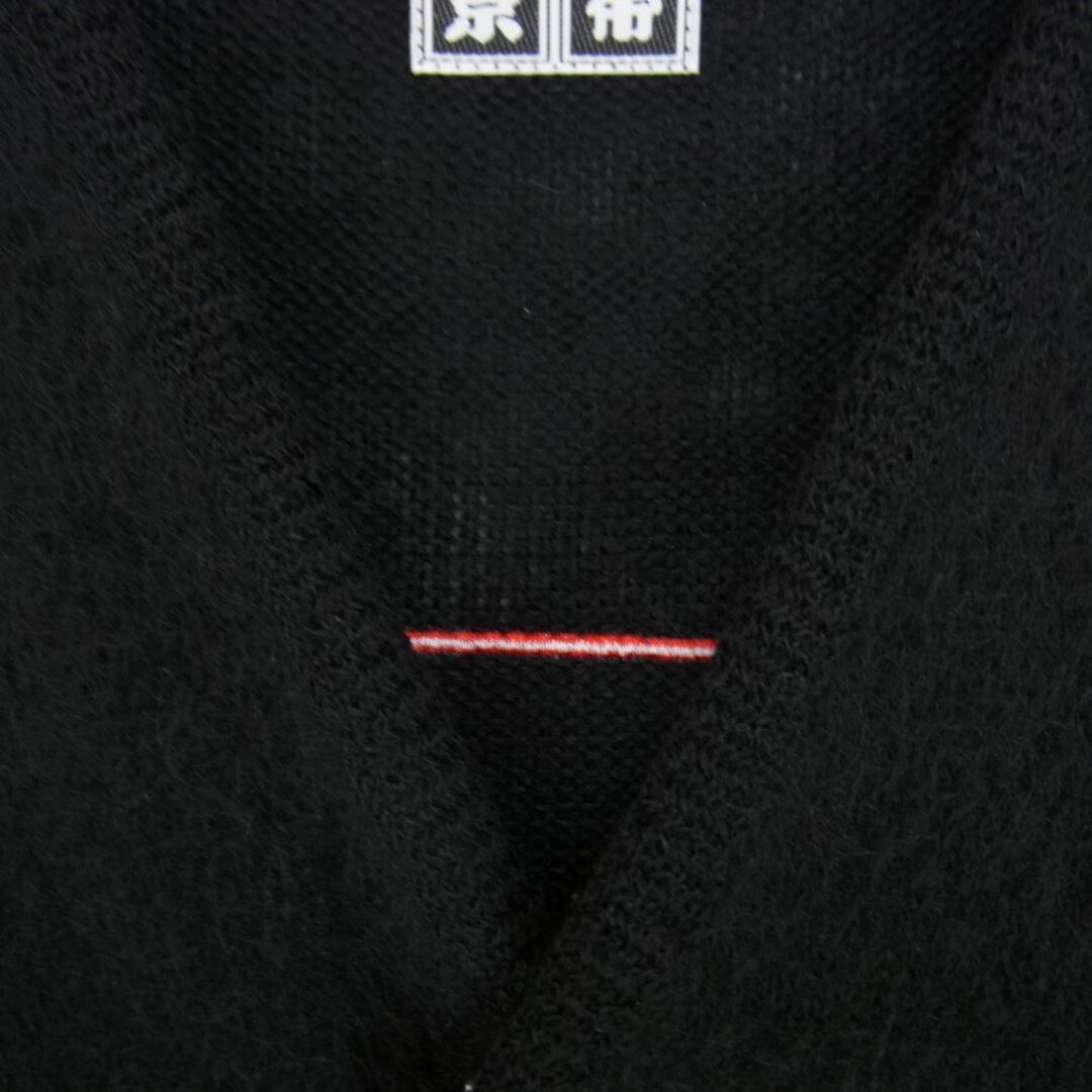 WACKO MARIA ワコマリア 22AW BEP-WM-KN01 × BlackEyePatch ブラックアイパッチ MOHAIR CARDIGAN モヘア ロゴ カーディガン ブラック系 XL【新古品】【未使用】