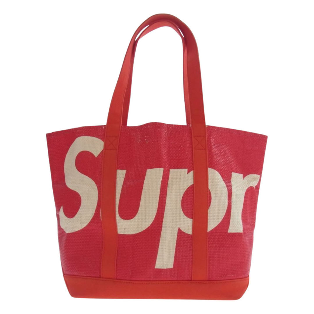 supreme raffia tote