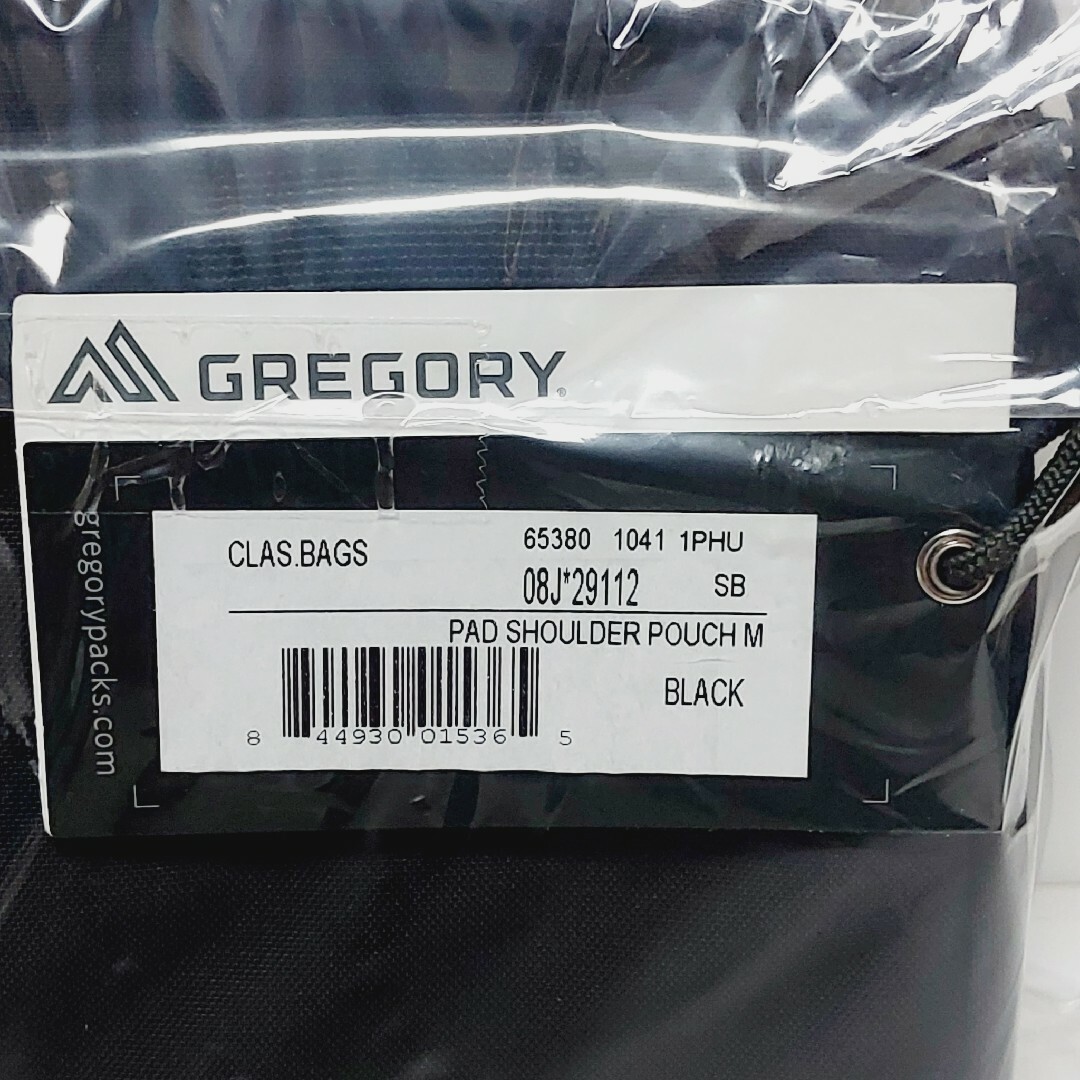 Gregory(グレゴリー)の★新品未開封★ GREGORY パデッドショルダーポーチ M ブラック メンズのバッグ(ショルダーバッグ)の商品写真
