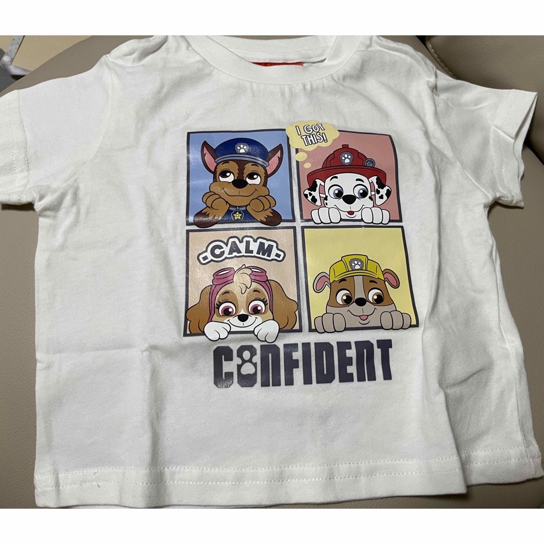 パウパトロールTシャツ　サイズ90 キッズ/ベビー/マタニティのキッズ服男の子用(90cm~)(Tシャツ/カットソー)の商品写真