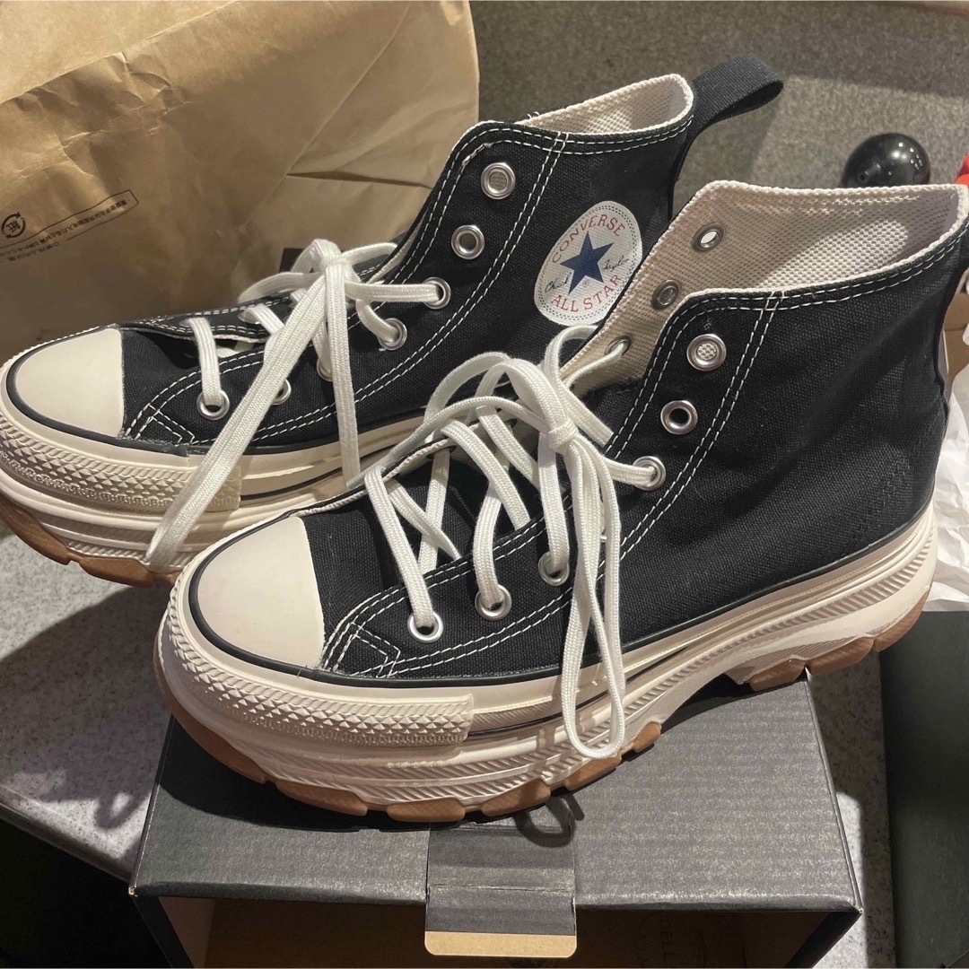 converse コンバース トレックウェーブ 23cm ブラック 箱付き