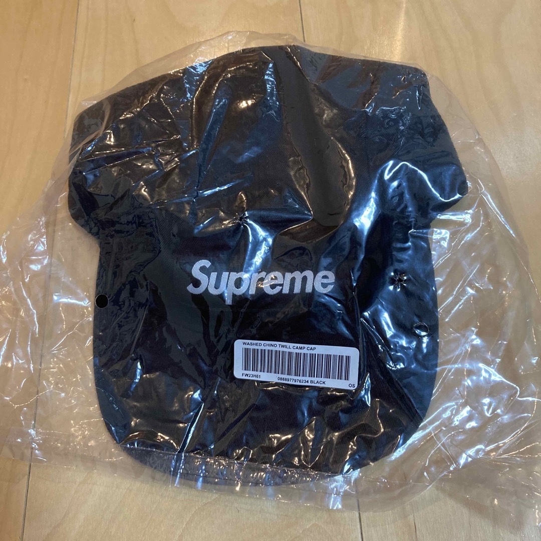 Supreme 23FW Washed Chino Twill Camp Cap