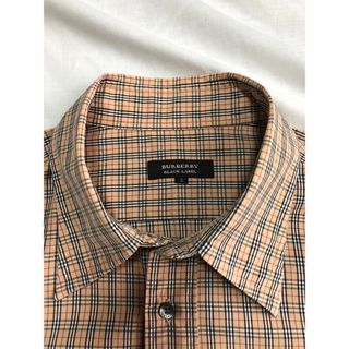 バーバリーブラックレーベル(BURBERRY BLACK LABEL)のバーバリーブラックレーベル　ノバチェック半袖シャツ　L　三陽商会(シャツ)