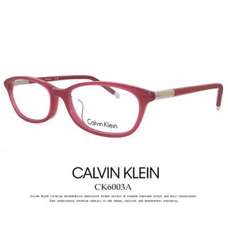 カルバンクライン(Calvin Klein)の【新品】 カルバンクライン レディース メガネ ck6003a-610 Calvin klein 眼鏡 女性用 アジアンフィットモデル(サングラス/メガネ)