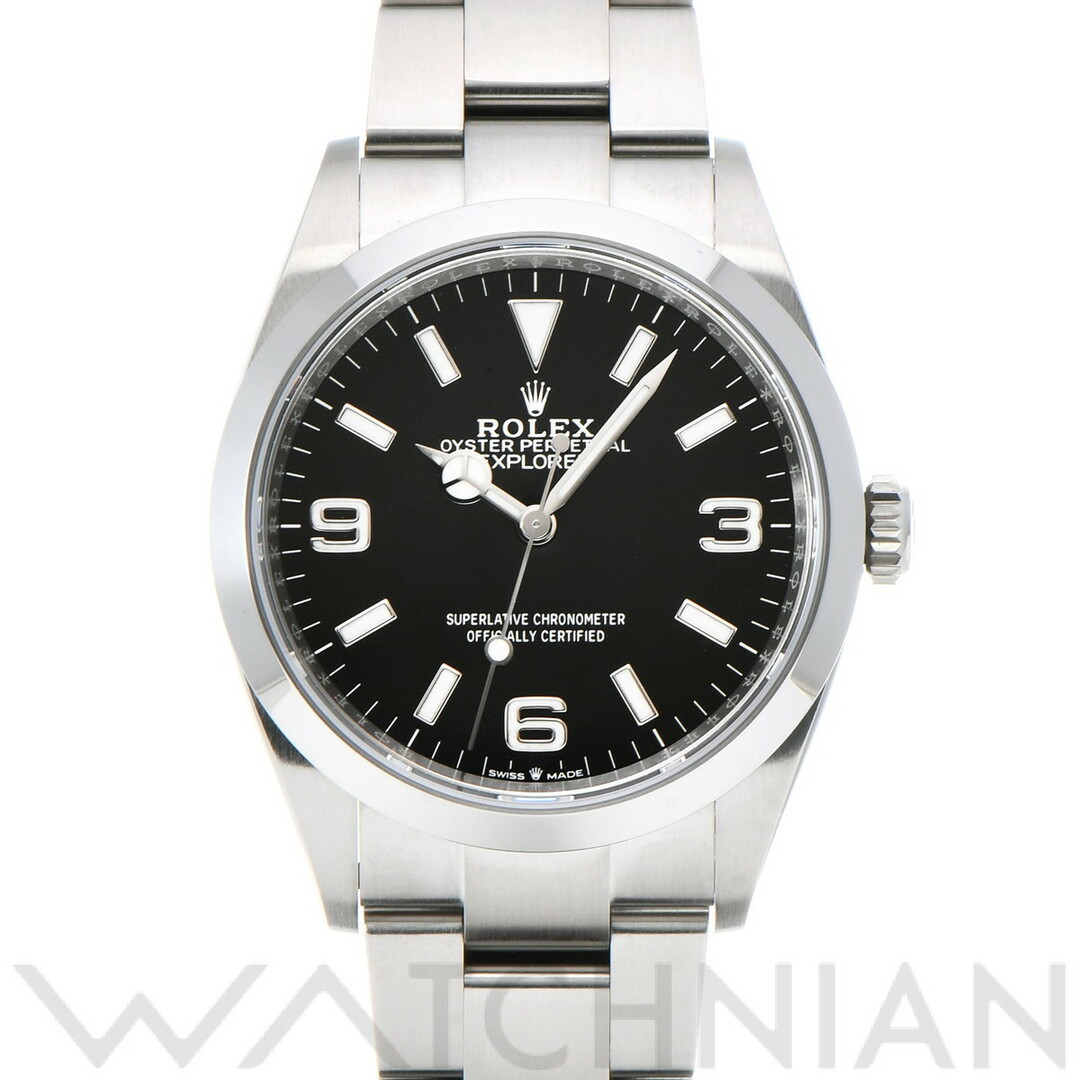 ロレックス ROLEX 124270 ランダムシリアル ブラック メンズ 腕時計