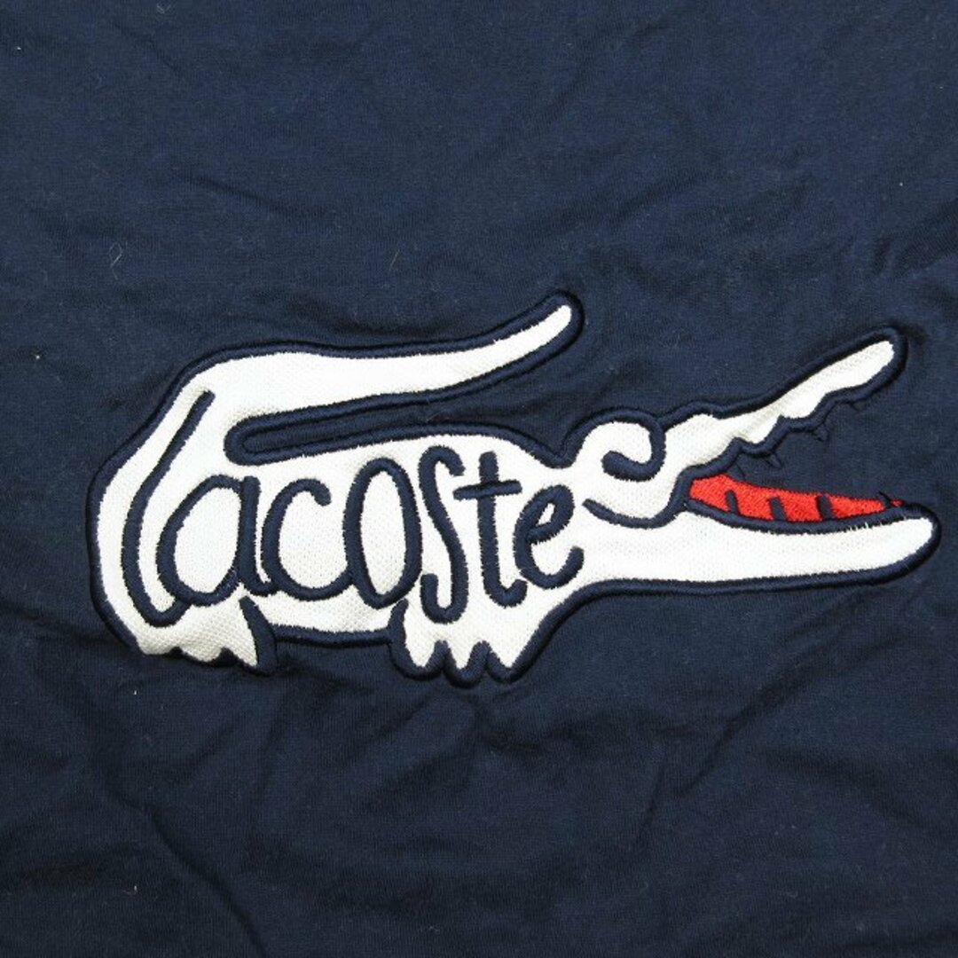 LACOSTE スウェット　ワンポイントワニロゴ　紺　ネイビー