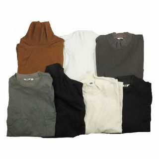 ユニクロ プルオーバー メンズのTシャツ・カットソー(長袖)の通販 100