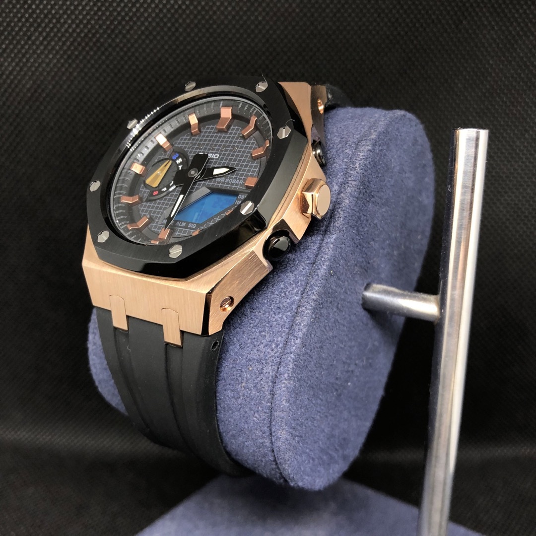 GA-2100本体付き ラバーベルトセット カシオーク カスタム Gショック