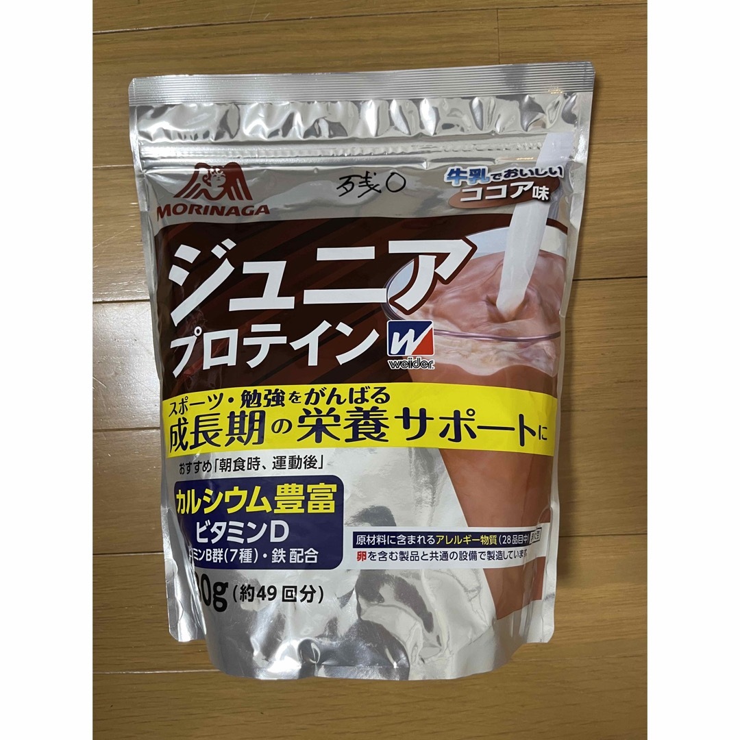 森永製菓(モリナガセイカ)のジュニアプロテイン　980g 食品/飲料/酒の健康食品(プロテイン)の商品写真