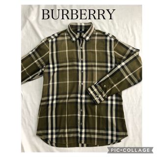 バーバリー(BURBERRY)のバーバリーロンドン　ノバチェック長袖シャツ　L 三陽商会(シャツ)