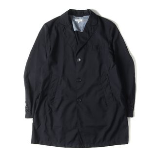 エンジニアードガーメンツ(Engineered Garments)のEngineered Garments エンジニアドガーメンツ コート サイズ:S トロピカル ウール チェスター コート Tropical Wool Chester Coat ネイビー 紺 アウター ジャケット シンプル フォーマル ブランド【メンズ】【中古】(チェスターコート)