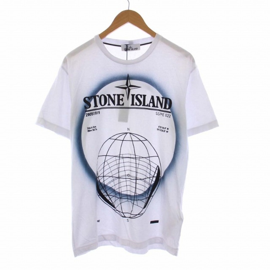 STONE ISLAND Tシャツ カットソー 半袖 L 白 76152NS96 | フリマアプリ ラクマ