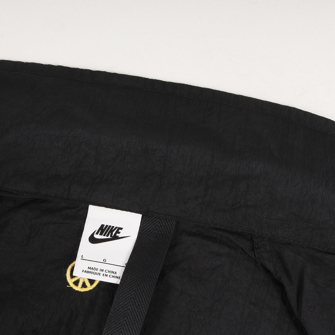 NIKE ナイキ ジャケット サイズ:L ナイロン コーチ ジャケット NIKE AS M NSW HBR-S UL COACHES JKT  DM5056-010 21SS ブラック 黒 アウター ブルゾン カジュアル ブランド ストリート 【メンズ】【中古】