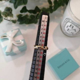 Tiffany & Co. - ティファニー サファイヤ ドッツリング 6.5号 k18