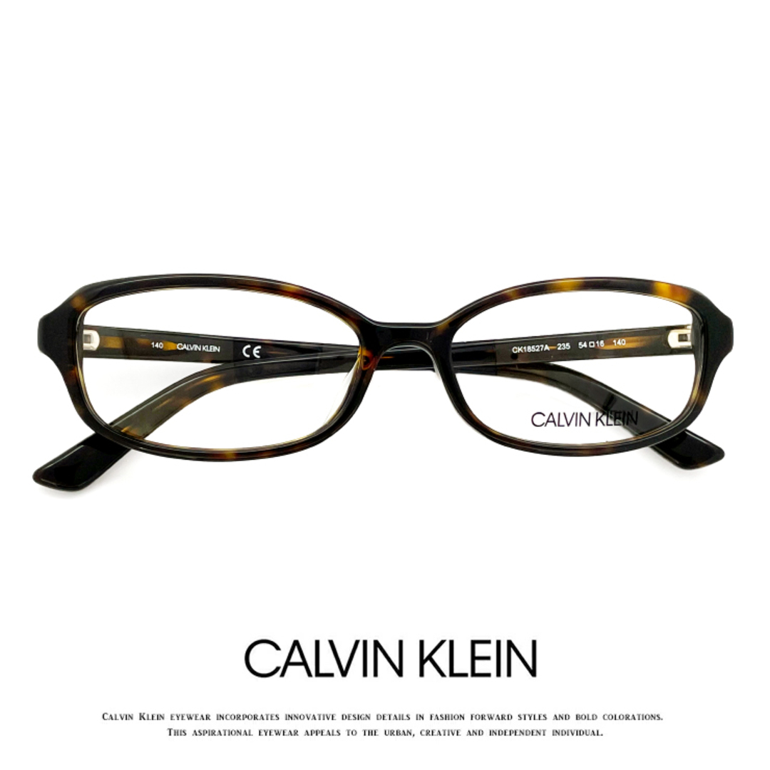 【新品】 カルバンクライン メガネ ck18527a-235 calvin klein 眼鏡 メンズ レディース オーバル スクエア 型 めがね カルバン・クライン アジアンフィット モデル