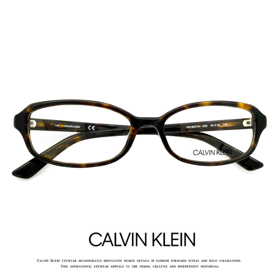 Calvin Klein(カルバンクライン)の【新品】 カルバンクライン メガネ ck18527a-235 calvin klein 眼鏡 メンズ レディース オーバル スクエア 型 めがね カルバン・クライン アジアンフィット モデル メンズのファッション小物(サングラス/メガネ)の商品写真