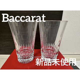 ー新品未使用品 Baccarat ペアグラス ジャパンティアラー