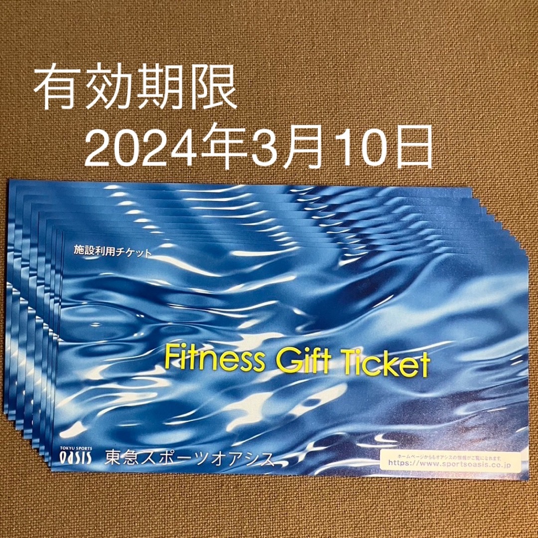 東急スポーツオアシス 施設利用券 10枚-